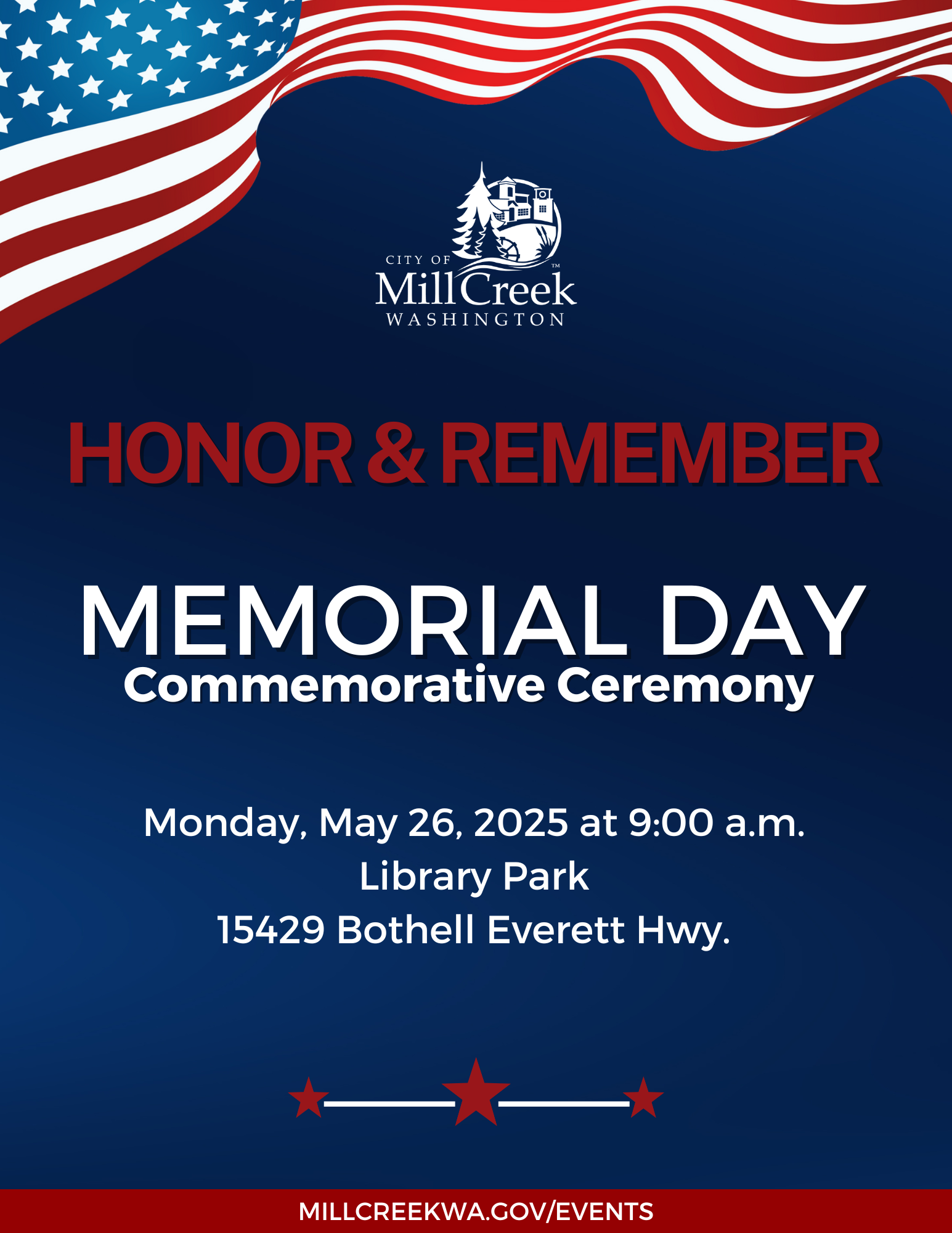Honor and Remember: Memorial Day Commemorative Ceremony 2025