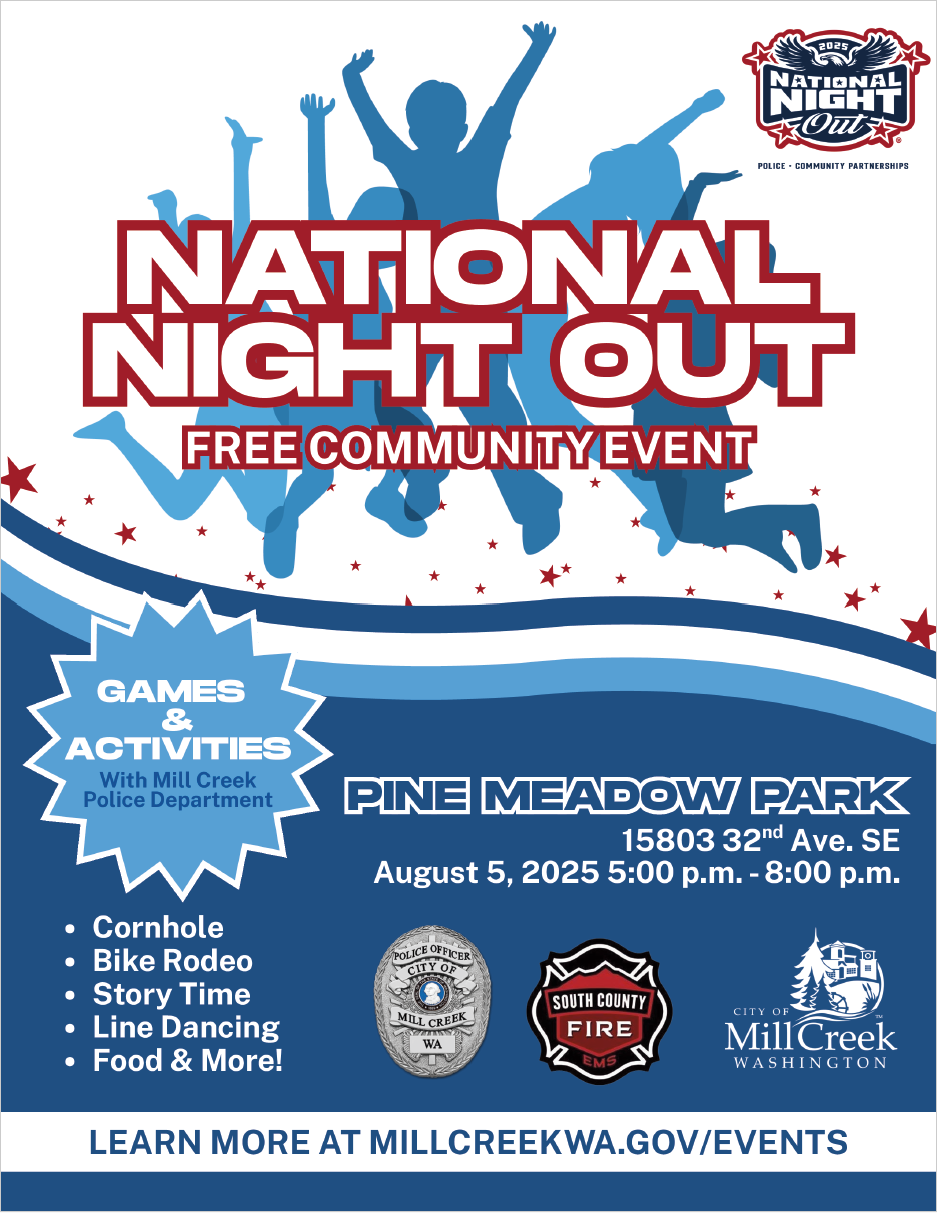 National Night Out: Free Community Event - August 5, 2025 - Pine Meadow Park