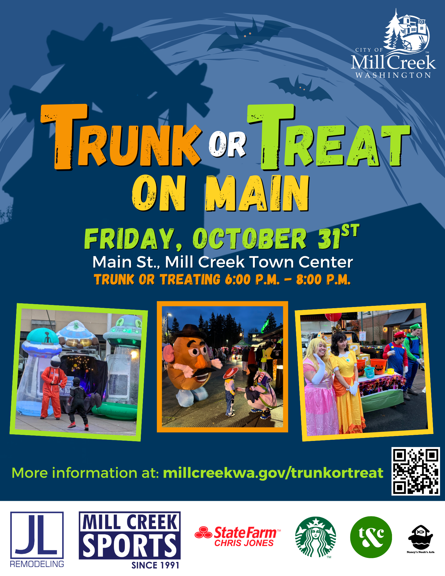Trunk-or-Treat on Main 2025 - Event Flyer
