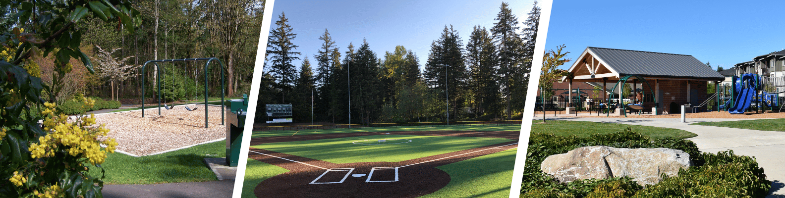 Several parks in Mill Creek