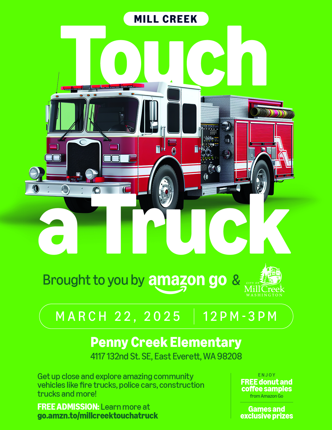 Touch a Truck - March 22, 2025 - Flyer