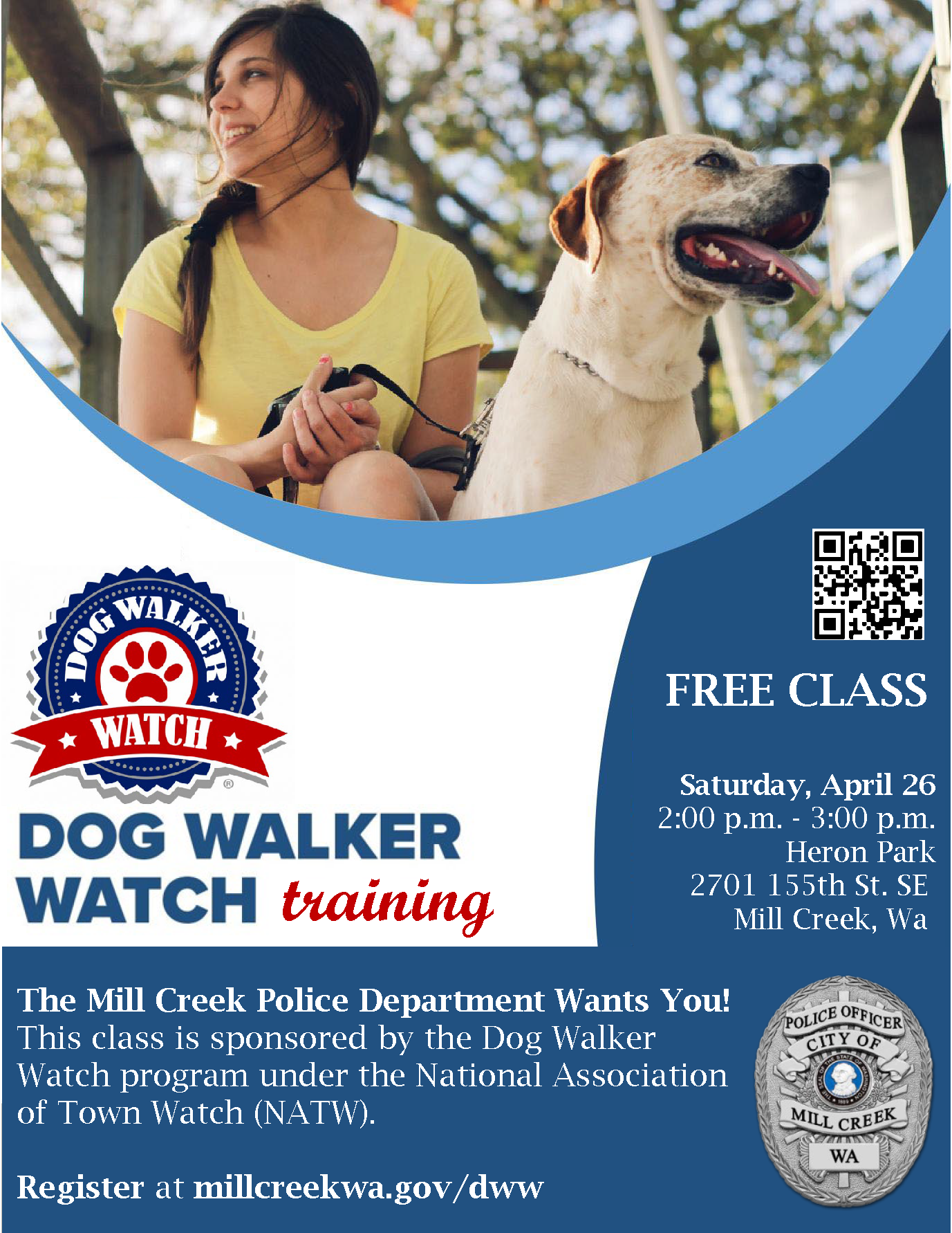 Dog Walker Watch - April 26 2025 - Flyer