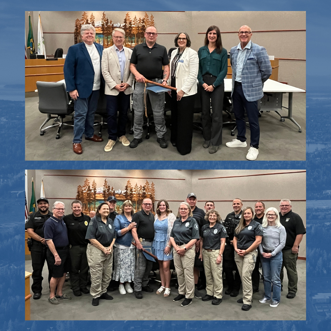 City Council Recap: June 24, 2025 - City Council recognizes Sergeant Bart Foutch's retirement.