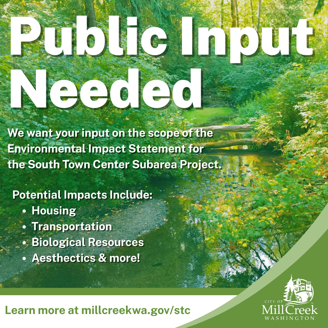 Public input needed on South Town Center EIS 