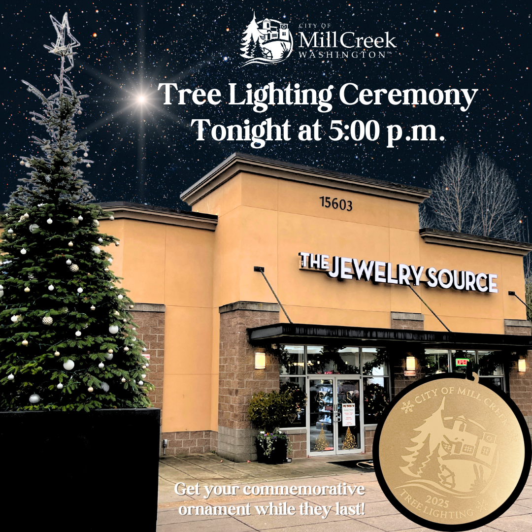 Tree Lighting Ceremony Tonight at 5:00 p.m.