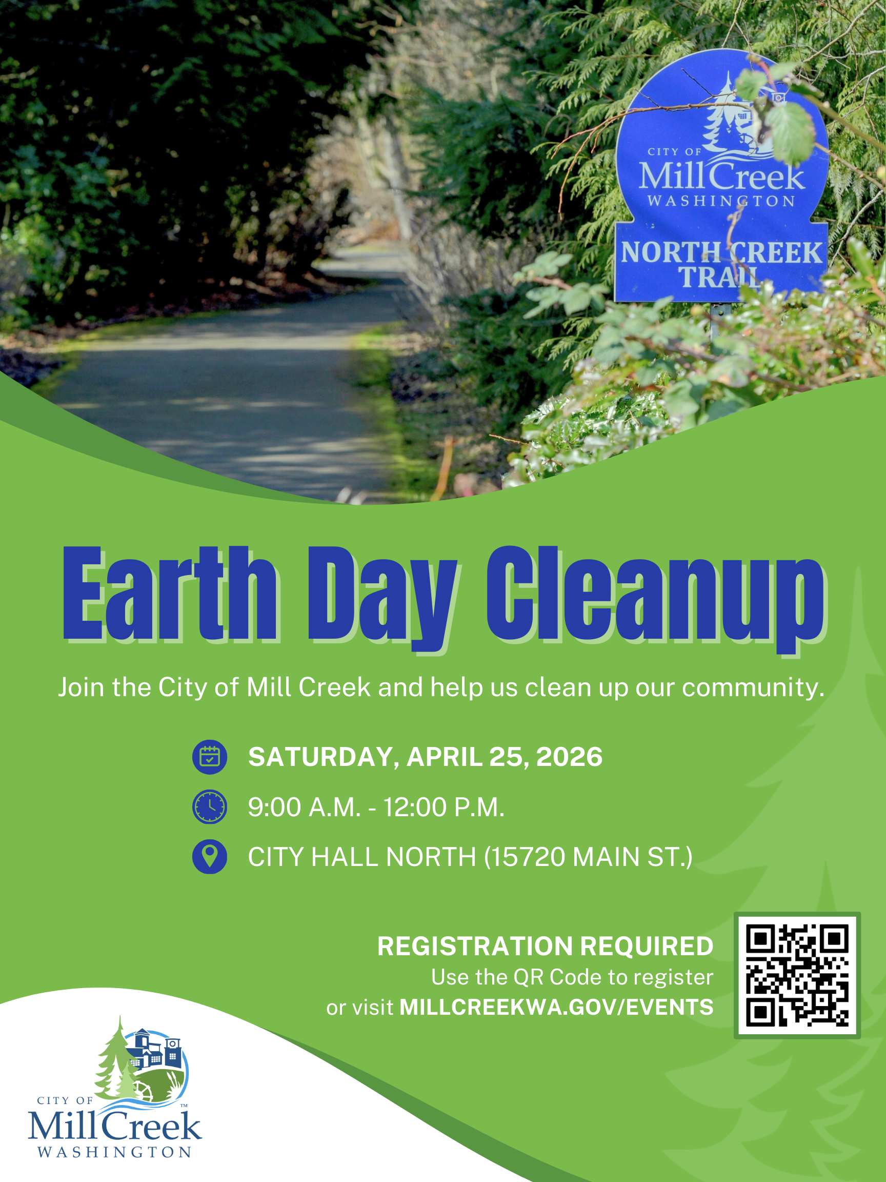 Earth Day Cleanup 2026 Flyer