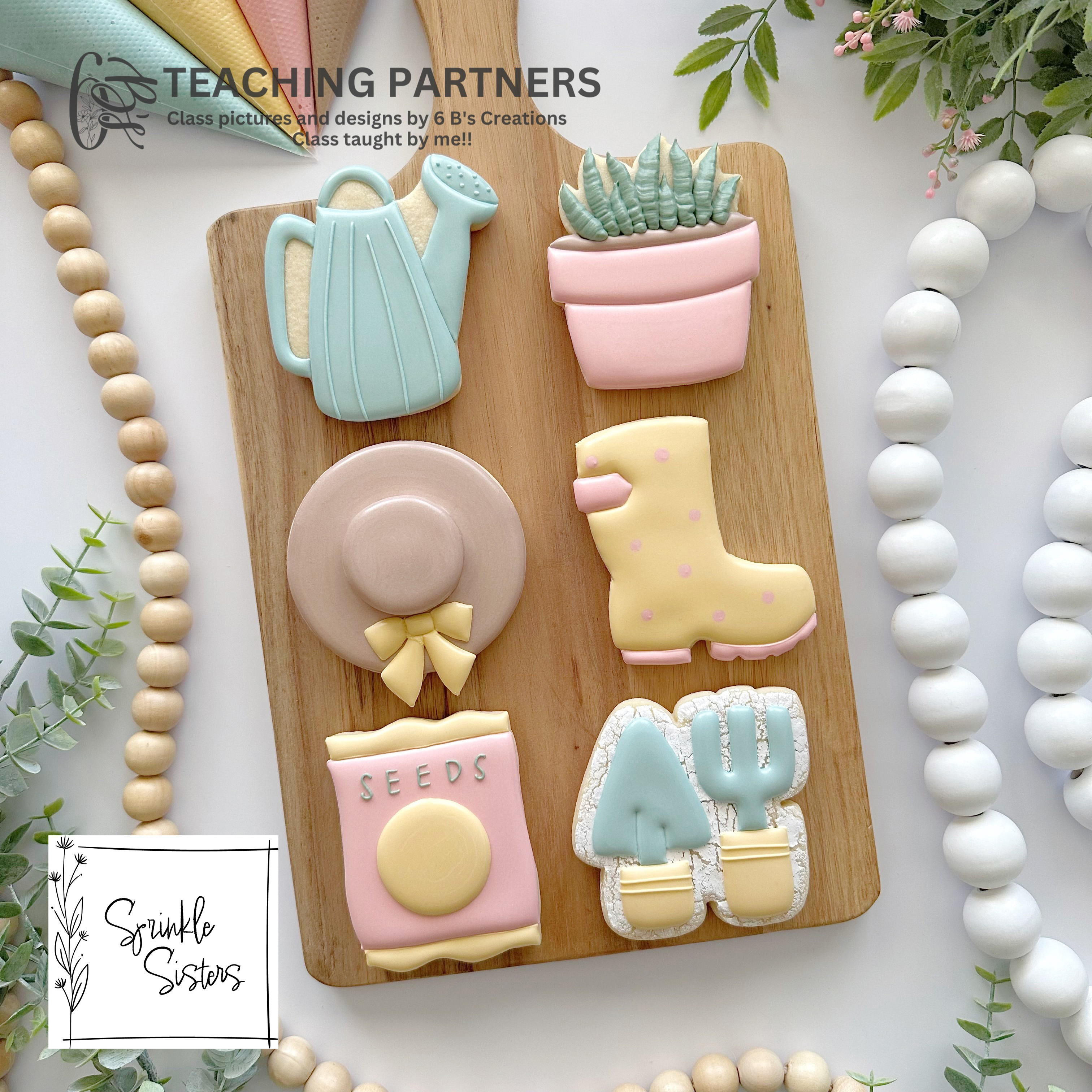 Cookie Decorating (Gardening Cookies)