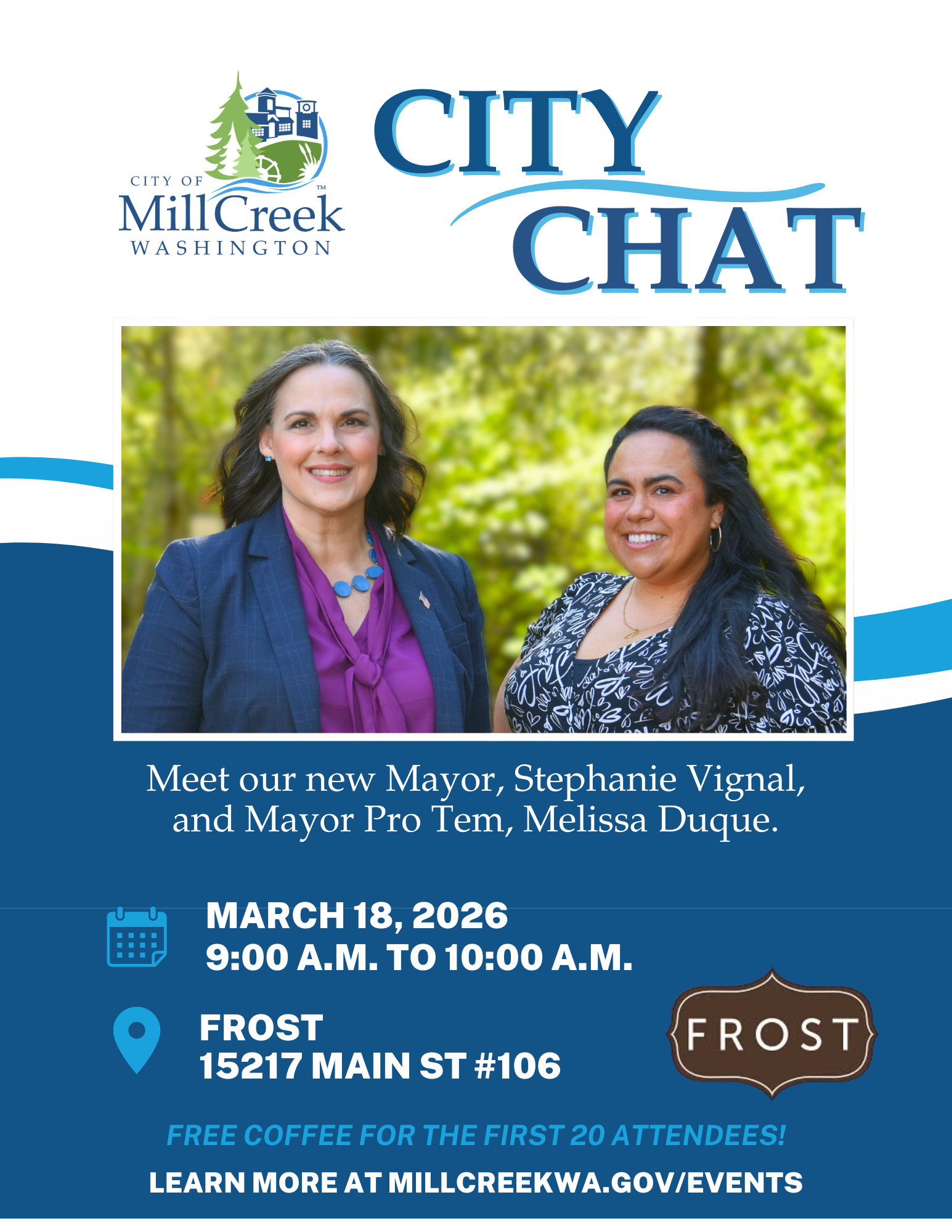 City Chat Flyer - March 18, 2026