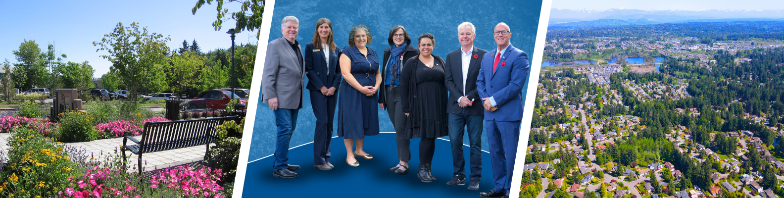 City Hall, City Council, Aerial View