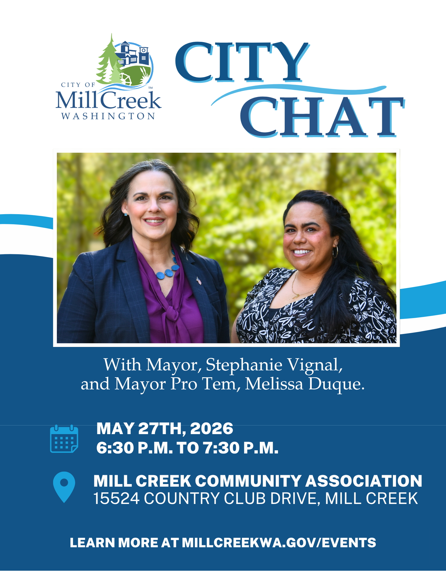 City Chat with Mayor Stephanie Vignal and Mayor Pro Tem Melissa Duque