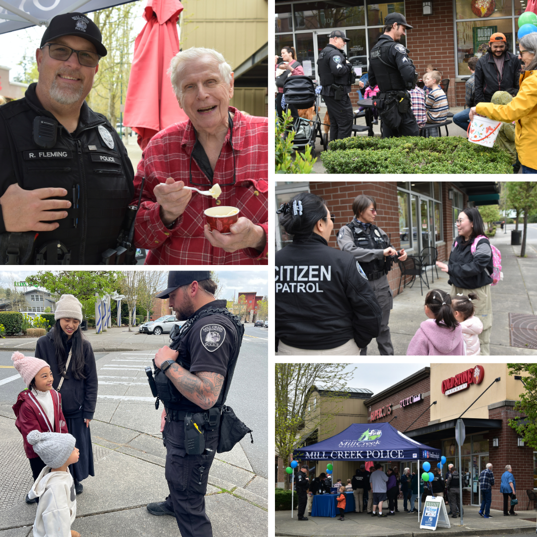 MCPD meeting with various community members during Get the Scoop from a Cop 2026.