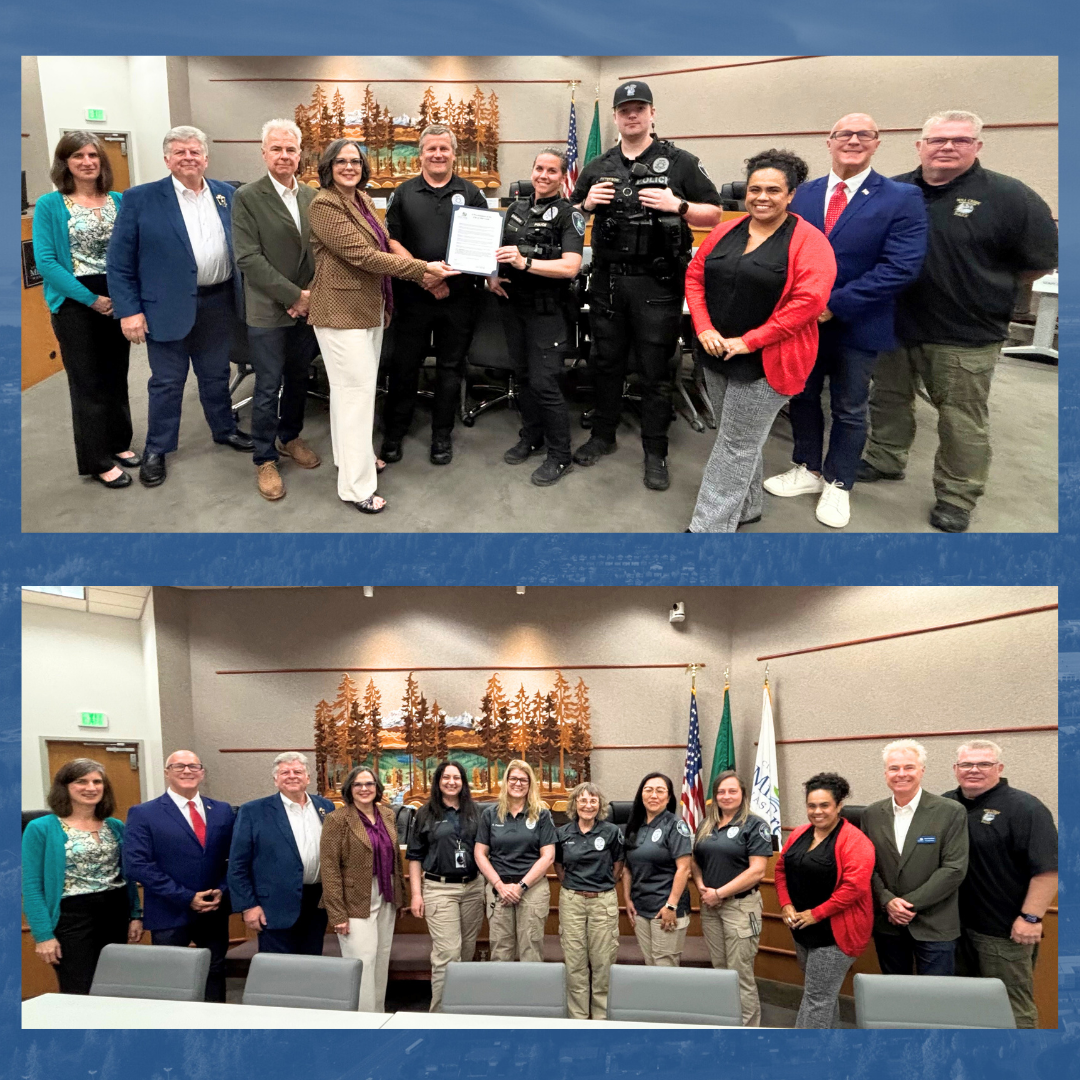 City Council Recap from May 05, 2026 featuring City Council with the Mill Creek PD and Citizen Patrol.