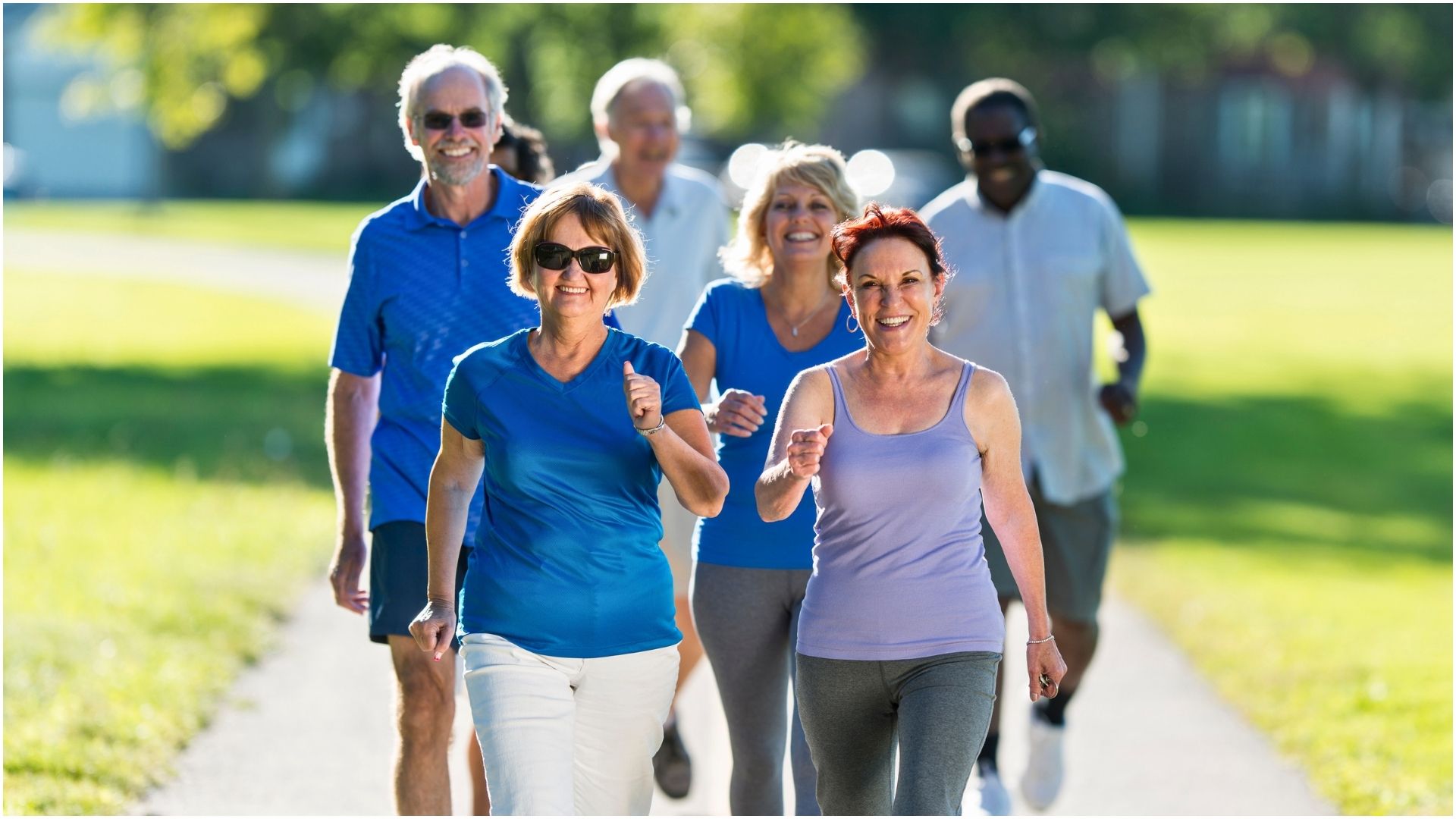People jogging