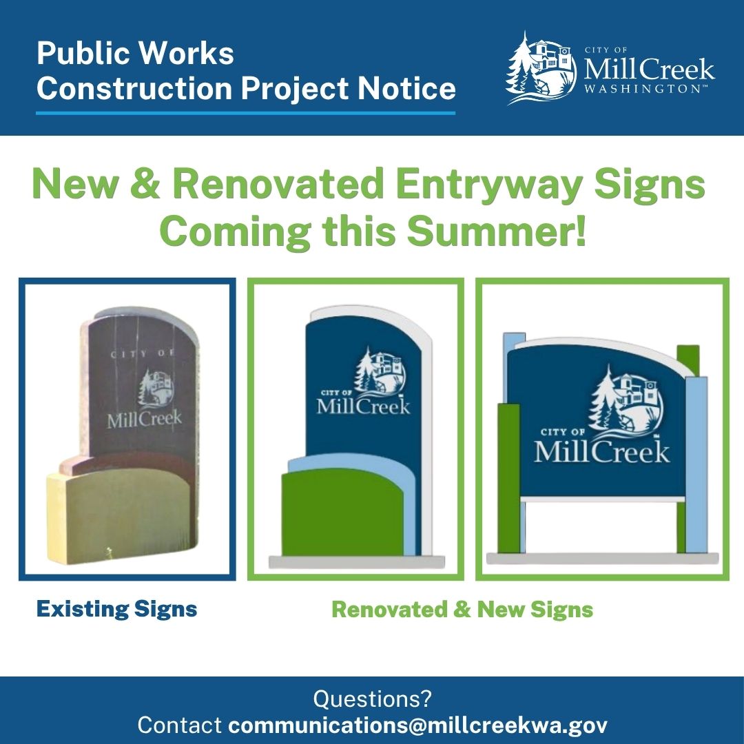 New & Renovated Entryway Signs  Coming this Summer!