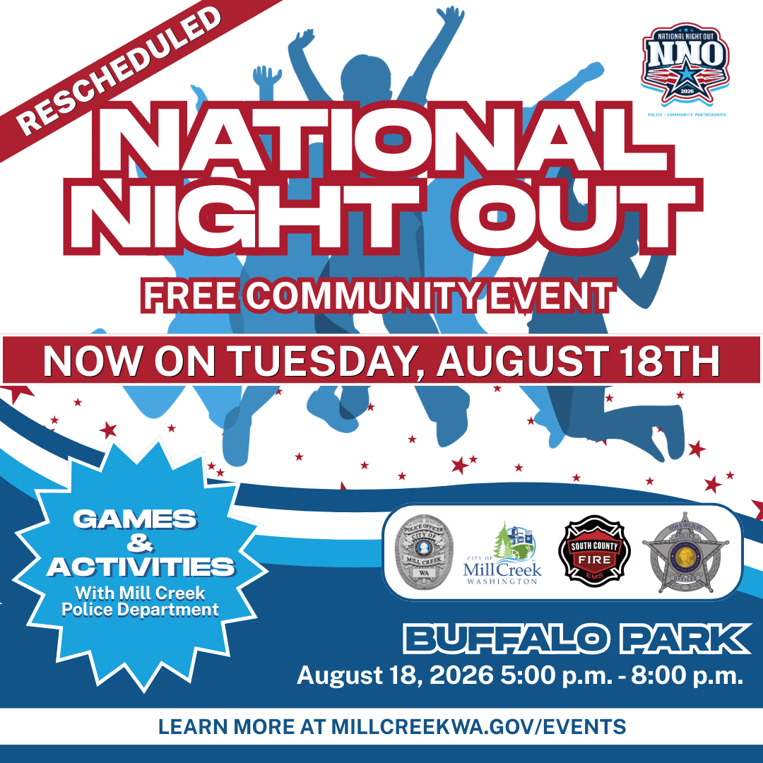 National Night Out Rescheduled to August 18