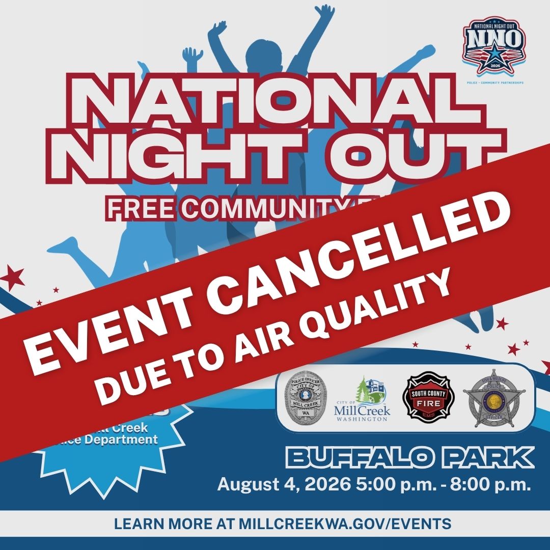 National Night Out Cancelled Flyer