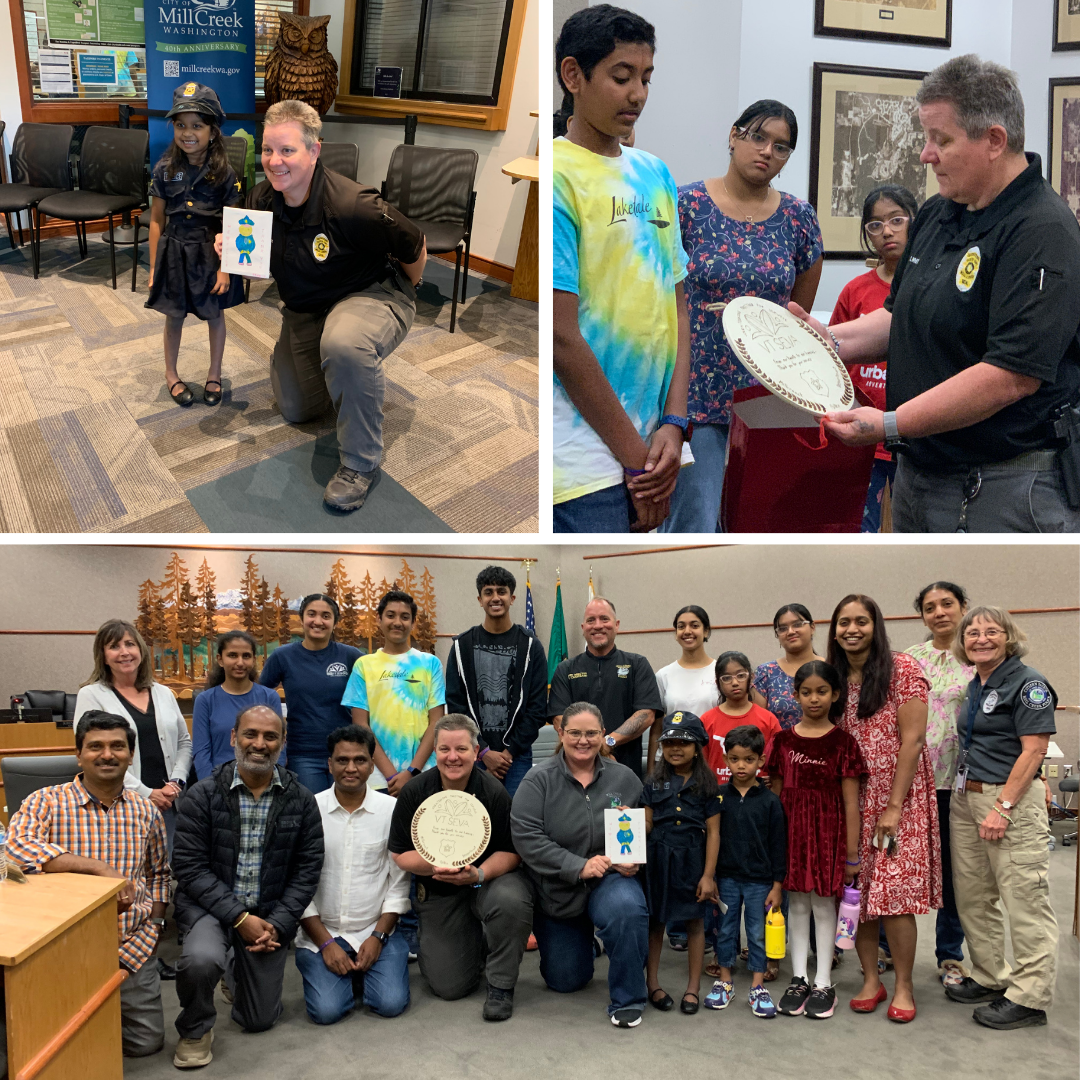 MCPD meets with VT Seva Seattle to celebrate International Friendship Day