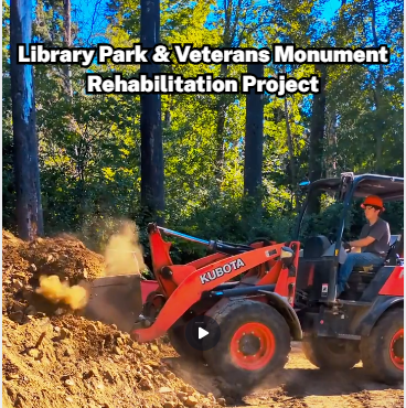 Library Park & Veterans Monument Rehabilitation Project Update 