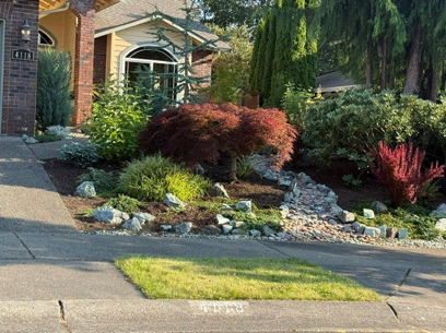 A house and garden, winner of a Great Garden Award. 