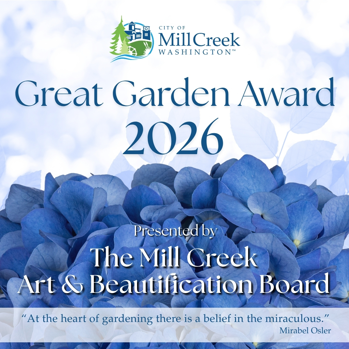 Great Garden Award 2026 