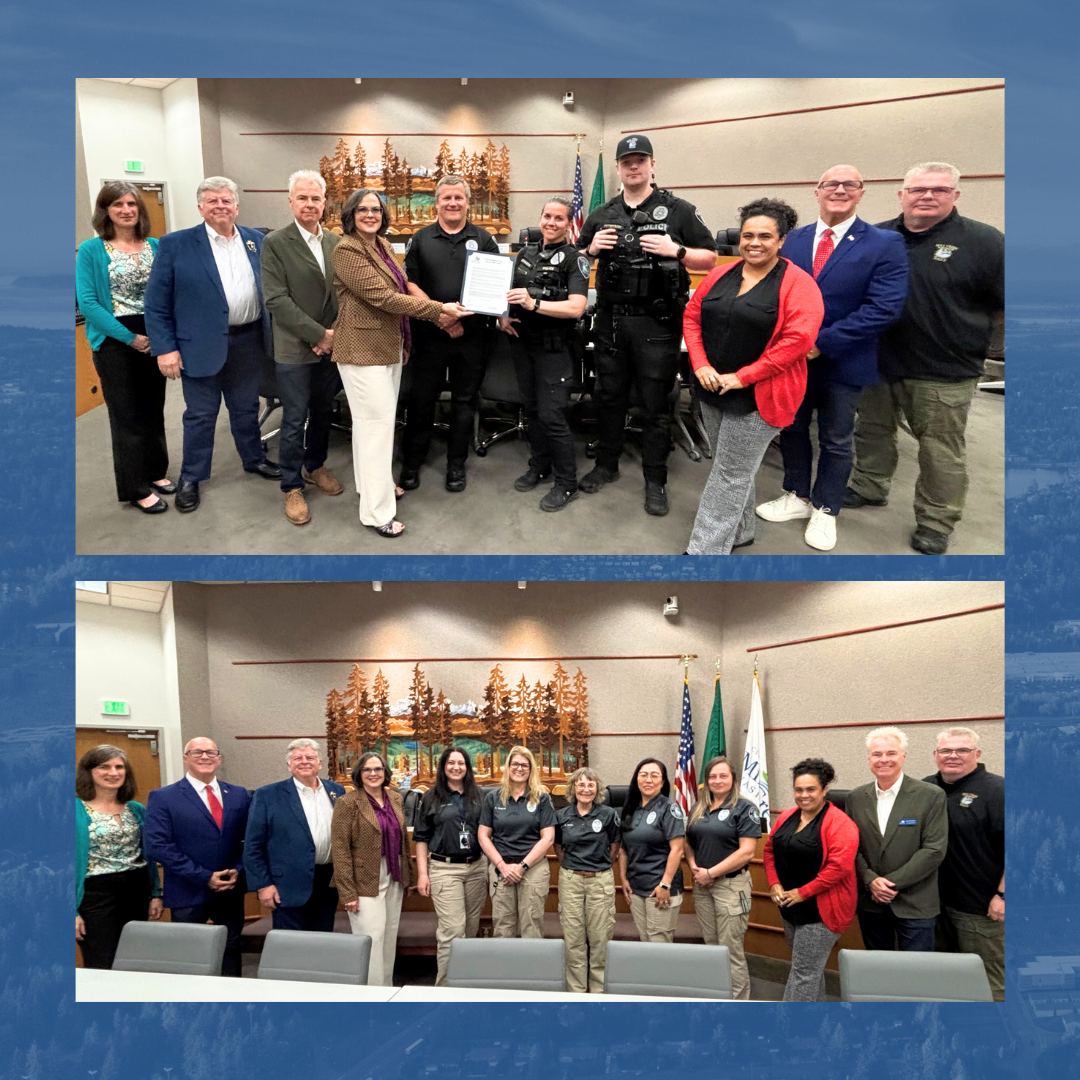 City Council Recap from May 05, 2026 featuring City Council with the Mill Creek PD and Citizen Patrol.