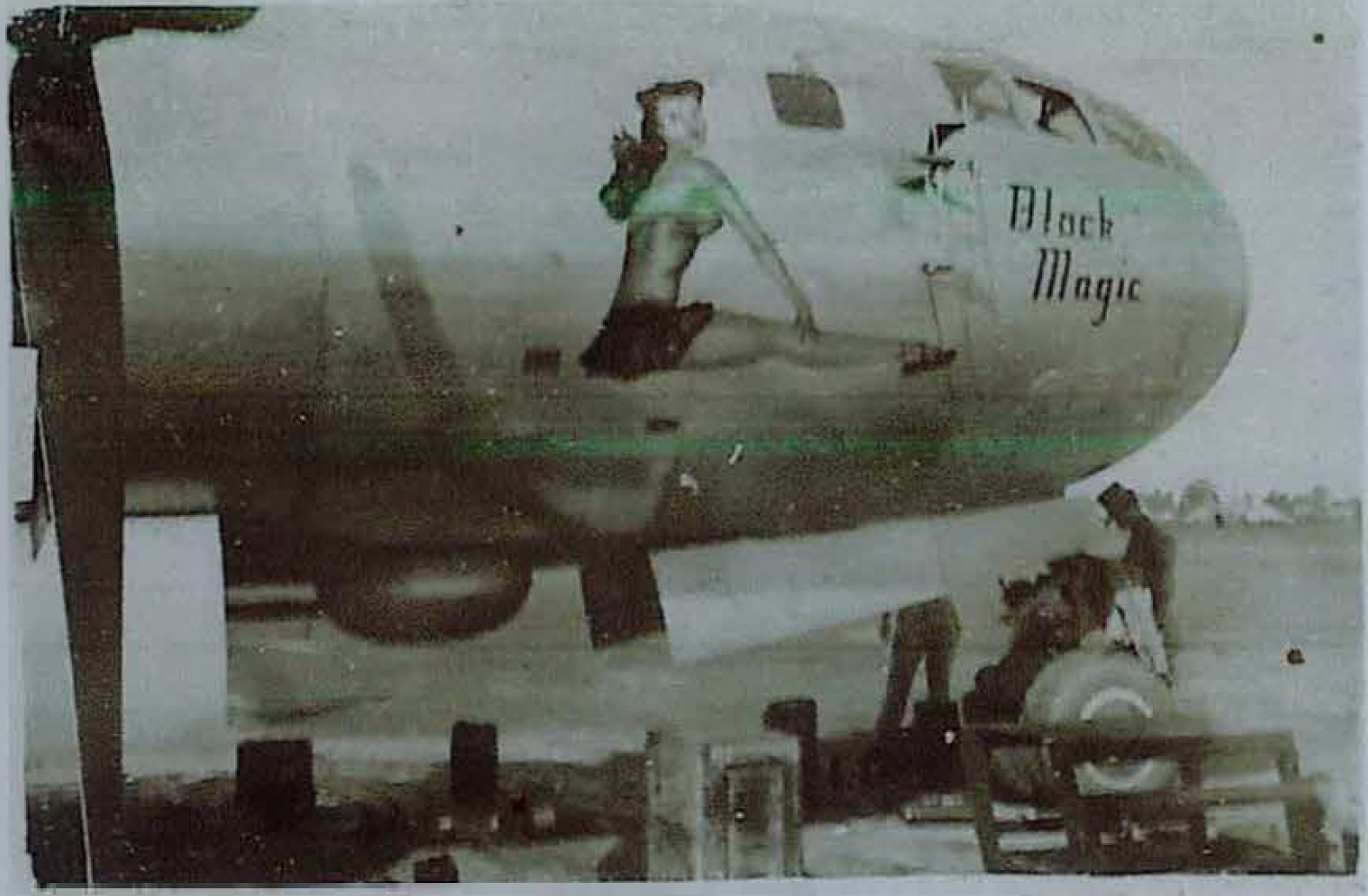 B-52 Bomber named "Black Magic"