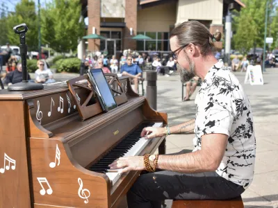 Pianos on Main Concert featuring Josh Rawlings playing.