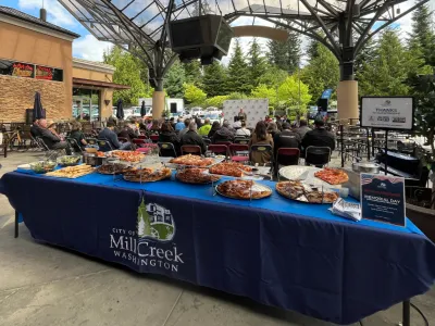 State of the City Luncheon table