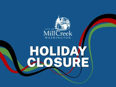 City of Mill Creek - Holiday Closure - Juneteenth Flag