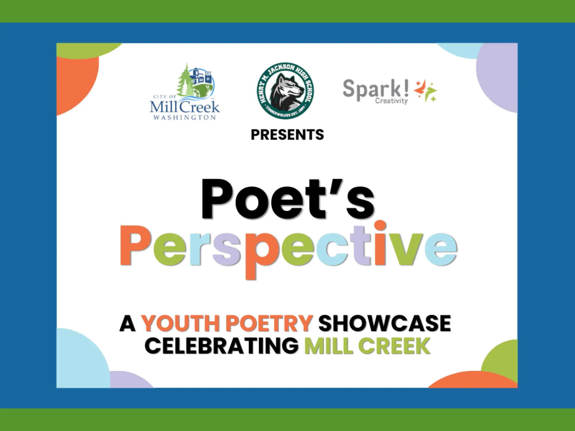 Poet's Perspective: A Youth Poetry Showcase Celebrating Mill Creek